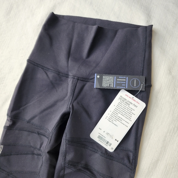 NWT Lululemon 4 Wunder Under High Rise Tech Mesh Pants 28" inseam - Picture 8 of 11